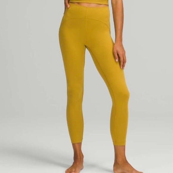 Lululemon Pants - Lululemon Instill High-Rise Tight 25" Auric Gold Size 2